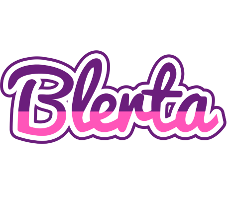 Blerta cheerful logo