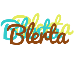 Blerta cupcake logo