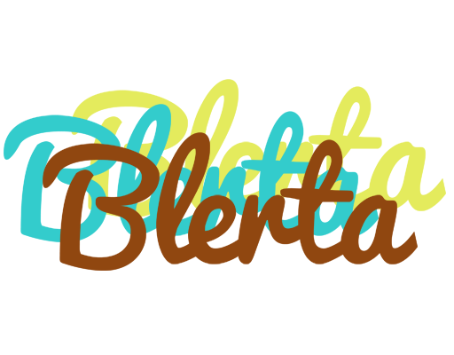Blerta cupcake logo