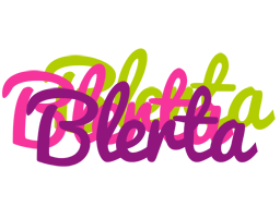 Blerta flowers logo