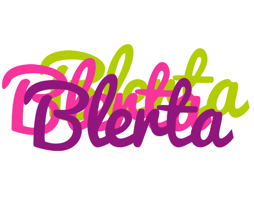 Blerta flowers logo