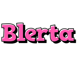 Blerta girlish logo