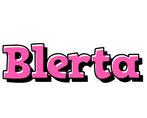 Blerta girlish logo