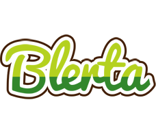 Blerta golfing logo