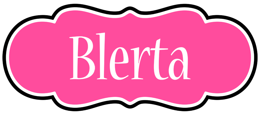 Blerta invitation logo