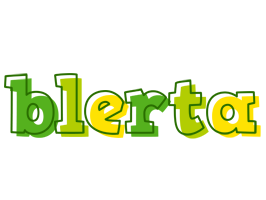 Blerta juice logo