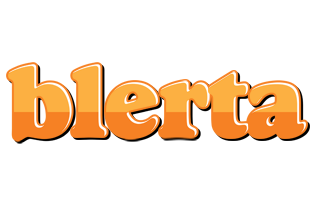 Blerta orange logo