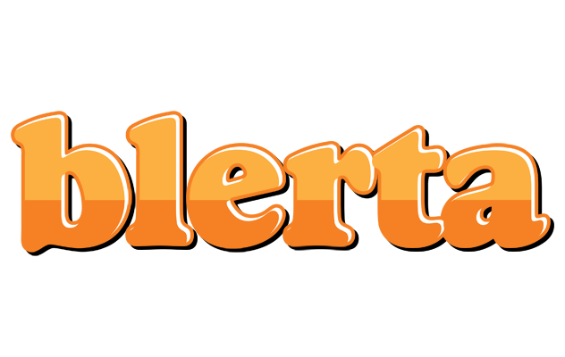 Blerta orange logo