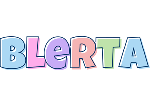 Blerta pastel logo