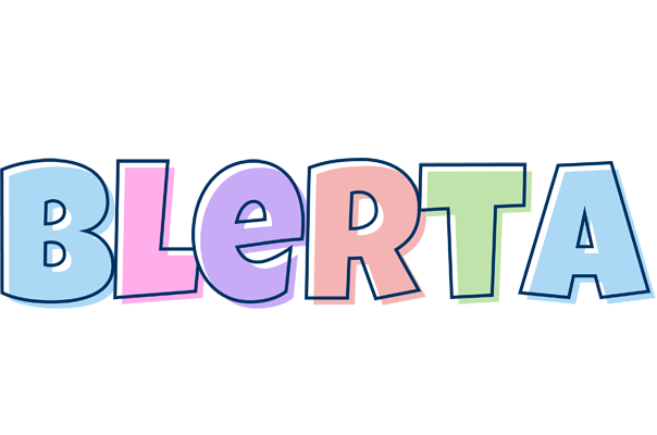 Blerta pastel logo
