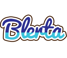 Blerta raining logo