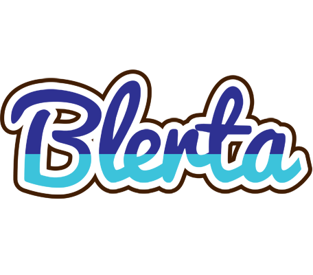 Blerta raining logo