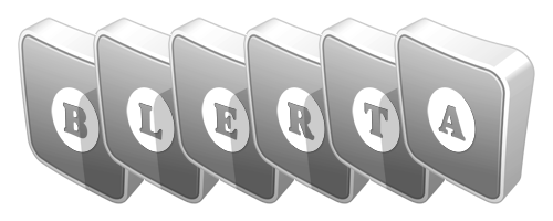 Blerta silver logo