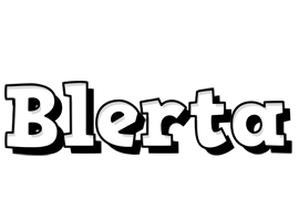 Blerta snowing logo