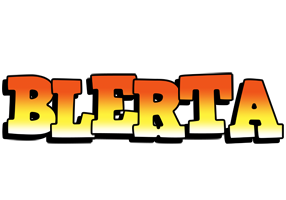 Blerta sunset logo