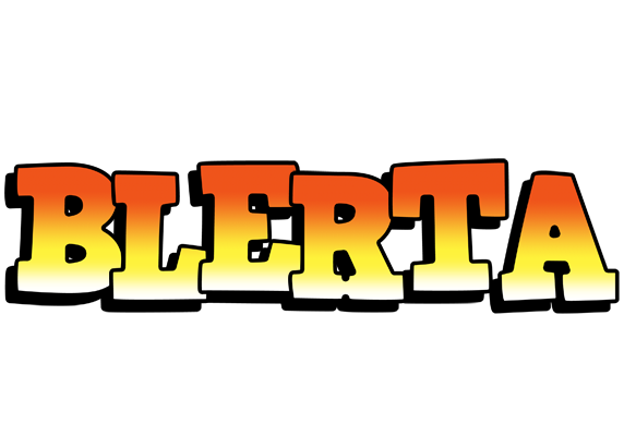 Blerta sunset logo