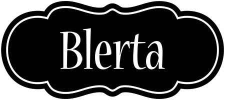 Blerta welcome logo