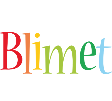 Blimet birthday logo