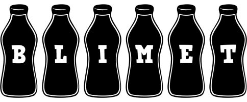 Blimet bottle logo