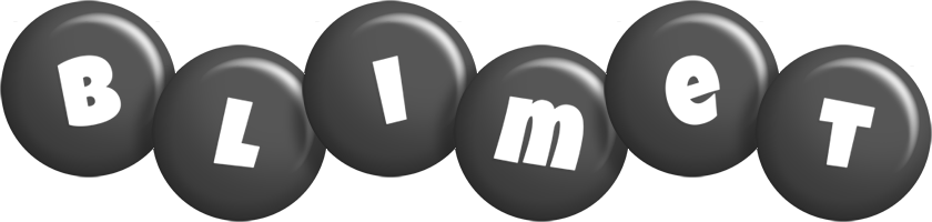 Blimet candy-black logo