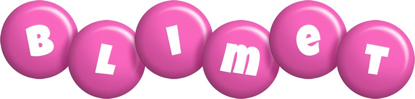 Blimet candy-pink logo