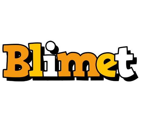 Blimet cartoon logo