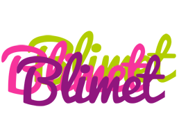 Blimet flowers logo