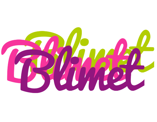 Blimet flowers logo