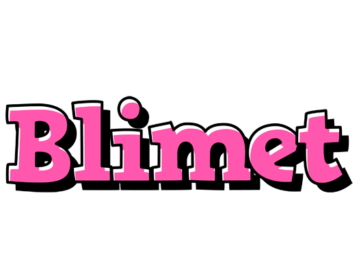 Blimet girlish logo