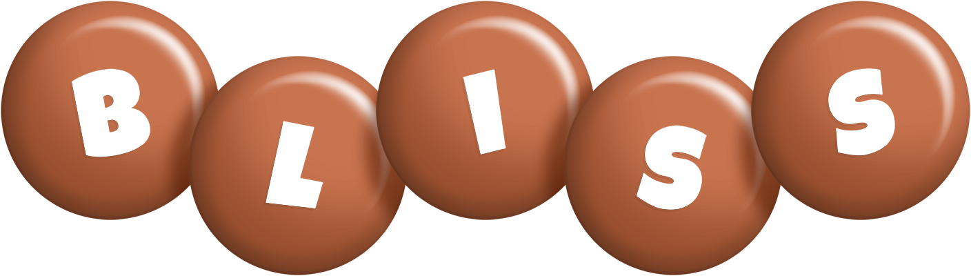 Bliss candy-brown logo
