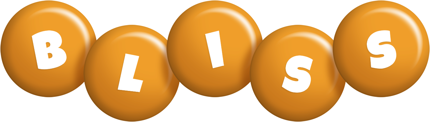 Bliss candy-orange logo
