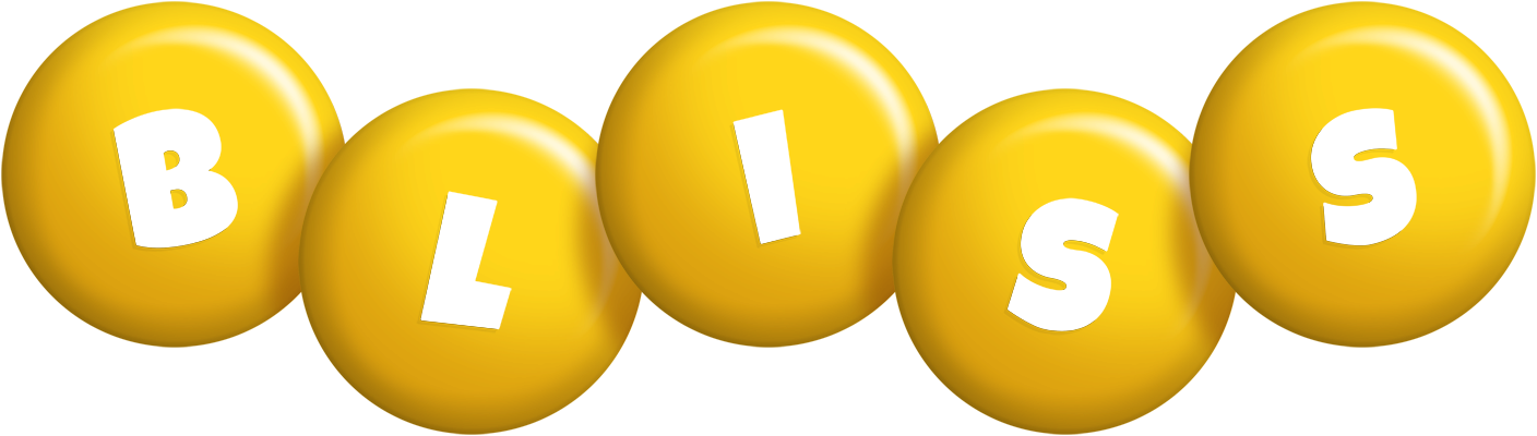 Bliss candy-yellow logo
