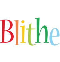 Blithe birthday logo