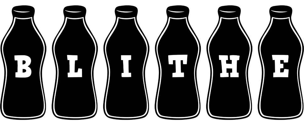 Blithe bottle logo