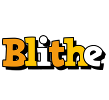 Blithe cartoon logo