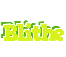 Blithe citrus logo