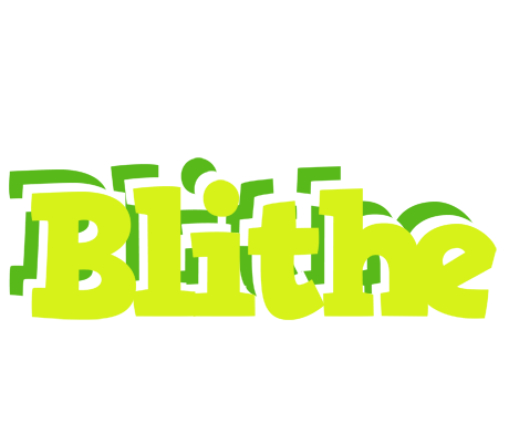 Blithe citrus logo