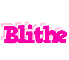 Blithe dancing logo