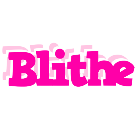 Blithe dancing logo