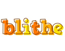 Blithe desert logo