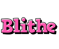 Blithe girlish logo