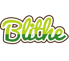 Blithe golfing logo