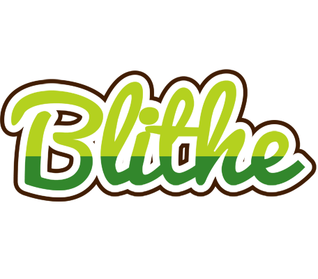 Blithe golfing logo