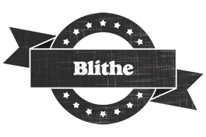 Blithe grunge logo