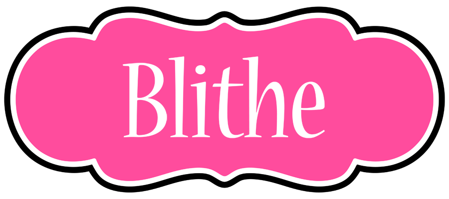 Blithe invitation logo