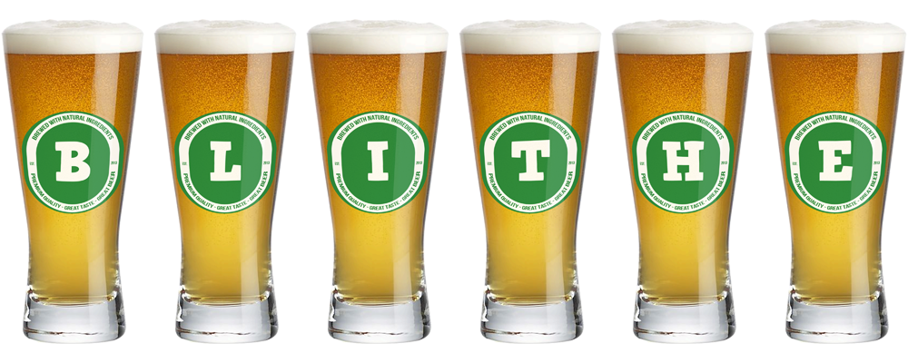 Blithe lager logo