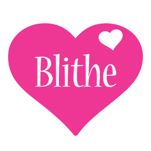 Blithe love-heart logo