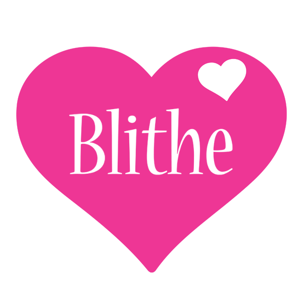 Blithe love-heart logo