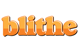 Blithe orange logo