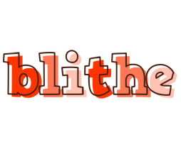 Blithe paint logo